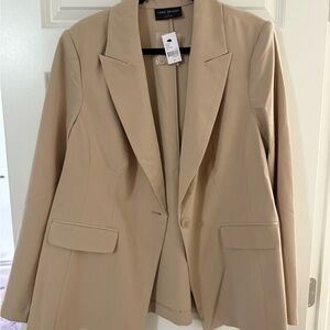 Lane Bryant Tan Blazer